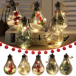Luminaire de Noël - décoratif Ampoule de coulée - 5 pièces
