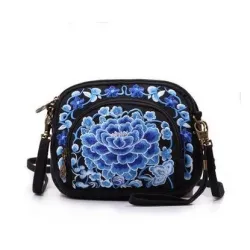 Vintage Zipper Bag - Ethnic National styleTassen