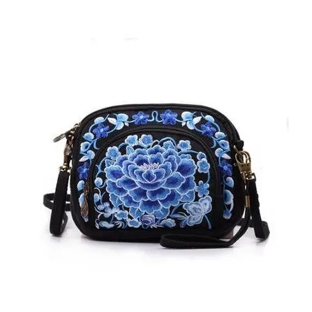 Vintage Zipper Bag - Ethnic National styleTassen
