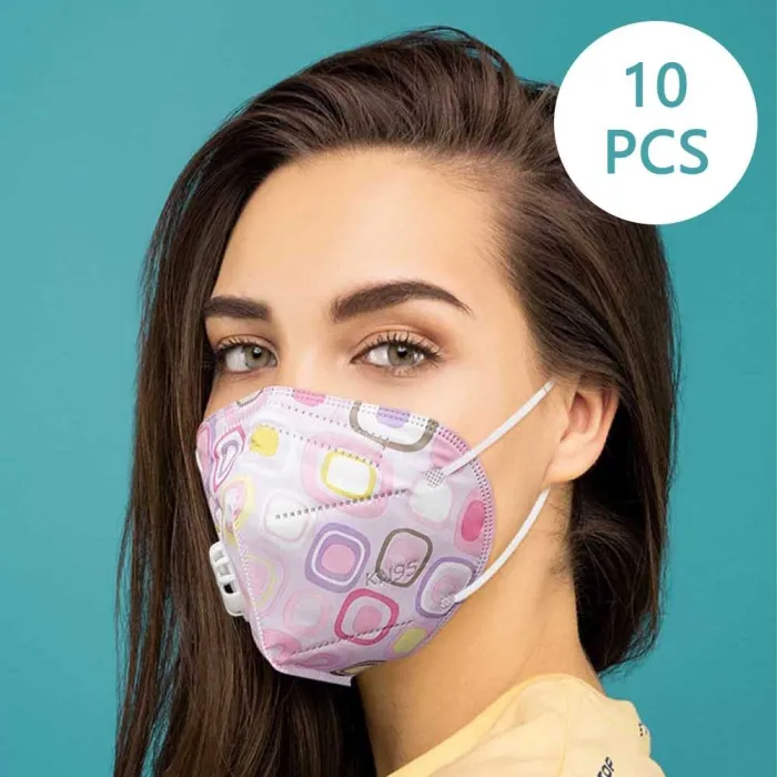 KN95 - masques de protection antibactériens / bouche - 4 couches - vanne d ' air - réutilisable - 10 - 20 - 50 - 100 pièces