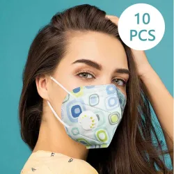 KN95 - masques de protection antibactériens / bouche - 4 couches - vanne d ' air - réutilisable - 10 - 20 - 50 - 100 pièces