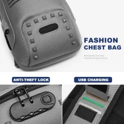 Crossbody bags - anti-theft - messenger bag - usb charging - water repellentTassen