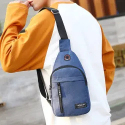 Shoulder bags - nylon waist pack- outdoor - usb chargingTassen
