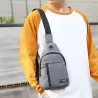 Shoulder bags - nylon waist pack- outdoor - usb chargingTassen