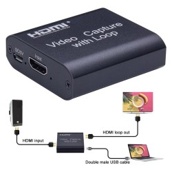 1080P Capture Device - HDMI To USB - 2.0 - 4KHDMI Switcher