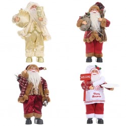 Décoration de Noël - Santa Claus - mini poupée en tissu