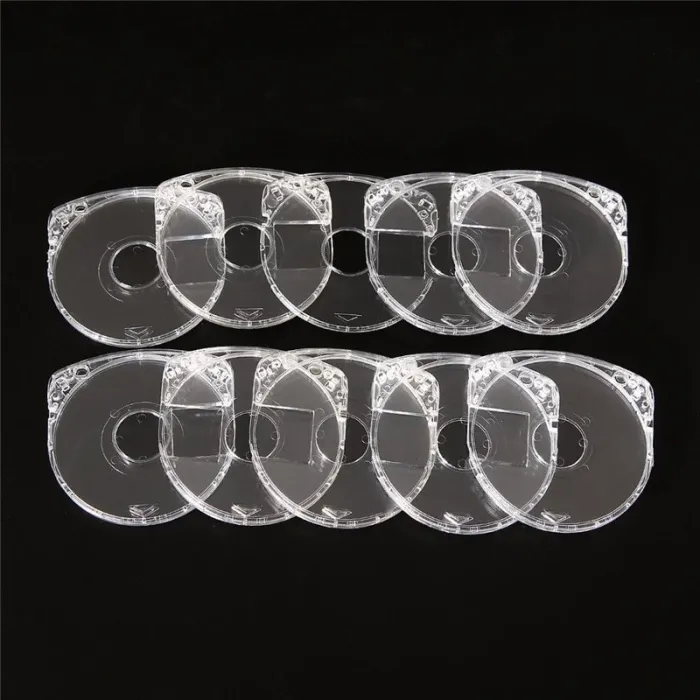 10pcs - UMD Replacement - Crystal Clear - Sony PSP 1000/2000/3000PSP