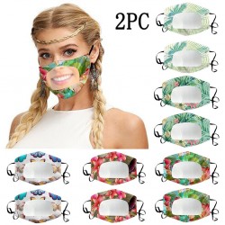 2 stuks - antibacteriële gezichtsmaskers - transparante mondkap - liplezingMondmaskers