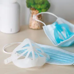 10 pièces - face 3D sous support masque - support