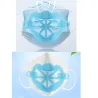 10 pièces - face 3D sous support masque - support