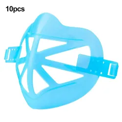 10 pièces - face 3D sous support masque - support