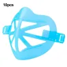 10 pièces - face 3D sous support masque - support