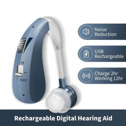 Rechargeable - Mini Digital Hearing Aid - Wireless Ear AidsOor- & hoofdtelefoons