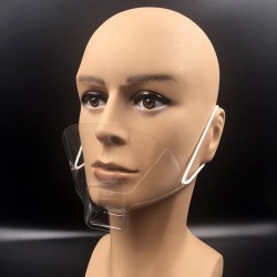 50Pcs/Box - Masque - Hygiène alimentaire - Plastique - Bouclier étanche