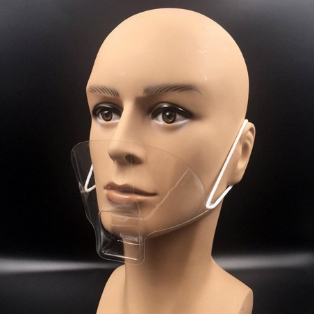50Pcs/Box - Masque - Hygiène alimentaire - Plastique - Bouclier étanche