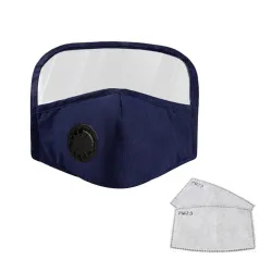 Face Mask - Washable - Black - Blue - RedMondmaskers