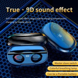 Bluetooth 5.0 - Ecouteurs - 3000mAh - Boîte de charge - Casque de charge sans fil - Stereo 9D
