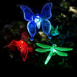 solaire - LED - extérieur / jardin lumière décorative - papillon - dragonfly - oiseau