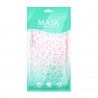 10 - 100 stuks - wegwerp antibacteriële gezichts- / mondmaskers - 3-laags - bloemenprintMondmaskers