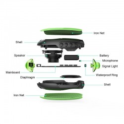 MG X1 - mini mango - bluetooth speaker - waterproof - met metalen haakjeBluetooth Luidsprekers
