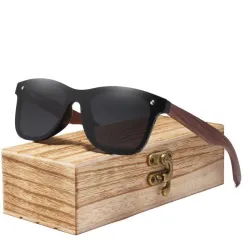 Polarized sunglasses - walnut wood - UV400 - unisexSunglasses