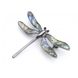 Dragonfly en émail vintage - broche élégante