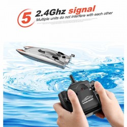 RC bateau - télécommande 2.4G - haute vitesse