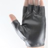Leren handschoenen - ontwerp met halve vingers - met klinknagels - unisexHandschoenen