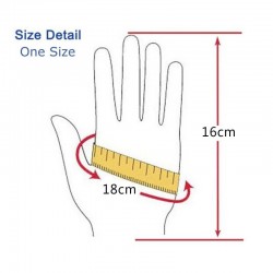 Gants en cuir - design à moitié doigt - avec rivets - unisexe