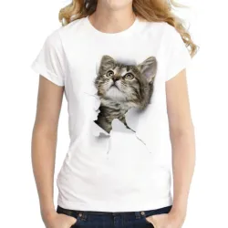 Harajuku T-Shirt - 3D - CatBlouses & overhemden