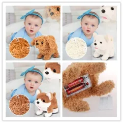 Realistic Teddy Dog - Electric Plush Toy - ChildrenKnuffels