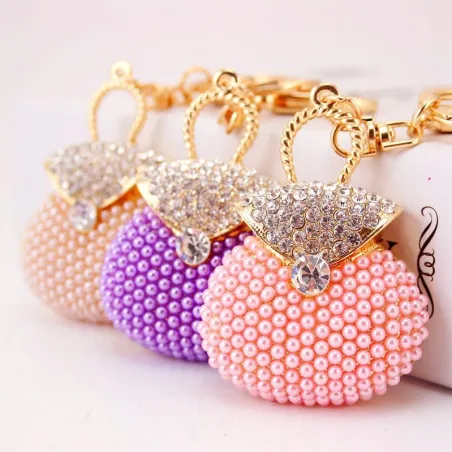 Cute Pink - Pearl HandbagTassen