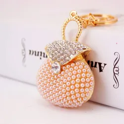 Cute Pink - Pearl HandbagTassen