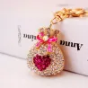 Lucky Money Bag - Keychain - Heart ShapedTassen