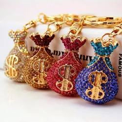 Creative - Crystal - Lucky Money - KeychainTassen