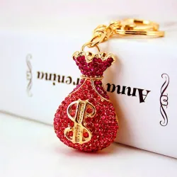 Creative - Crystal - Lucky Money - KeychainTassen
