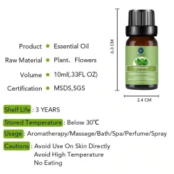 Huiles essentielles pour diffuseur / humidificateur / massage / aromathérapie - 10ml - 16 pièces