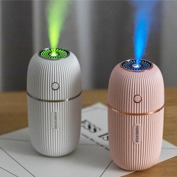 Ultrasonic - Aroma Humidifier - 300ML - Romantic ColorLuchtbevochtigers