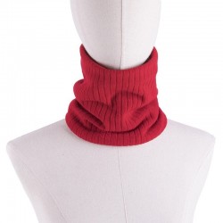 Écharpe chaude tricotée avec peluche - unisexe