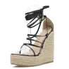 Lace-up sandals - high platform - transparentSandals