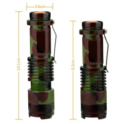 1000LM - Flashlight - Waterproof - Camouflage - LEDZaklampen