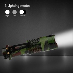 1000LM - Flashlight - Waterproof - Camouflage - LEDZaklampen