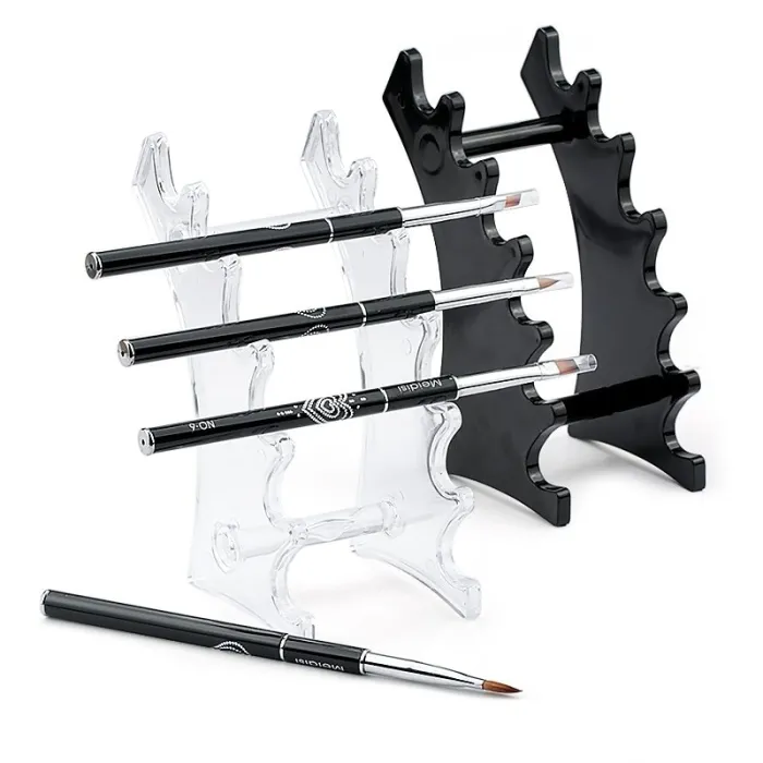 Nail Art - Brush Holder - Noir - Blanc