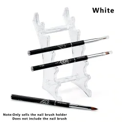 Nail Art - Brush Holder - Noir - Blanc