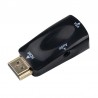 Adaptateur HDMI à VGA - diviseur mâle à femelle - 3,5 prises audio - convertisseur de câble