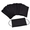 Protective face / mouth mask - disposable - 3-layer - black - 5 - 500 piecesMouth masks