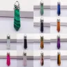 Pendentif pilier pierre - pour bijoux / colliers - lapis - malachite - aventurine - grès - cristal - opal
