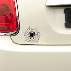 Spin op een spinnenweb - autostickerStickers