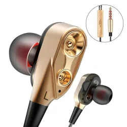 3,5 mm in-ear bedrade oordopjes - stereohoofdtelefoon met microfoonOor- & hoofdtelefoons