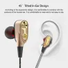 3,5 mm in-ear bedrade oordopjes - stereohoofdtelefoon met microfoonOor- & hoofdtelefoons